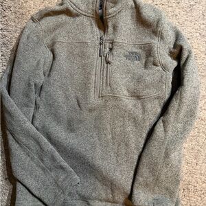 The North Face Men's Zip-Up Sweater in Olive